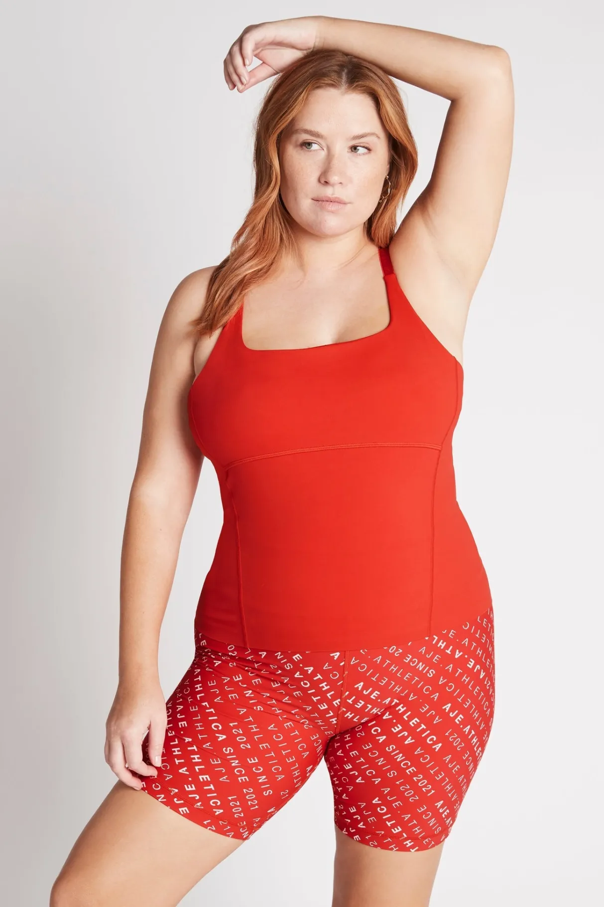 cropped_adjustable_strap_racerback_tank__11.webp Sale Aje ATHLETICA Cropped Adjustable Strap Racerback Tank 117 Garnet Red
