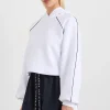 Online Aje ATHLETICA Cropped Contrast Hoodie 405 White