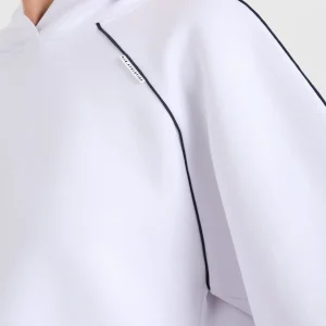 Online Aje ATHLETICA Cropped Contrast Hoodie 405 White
