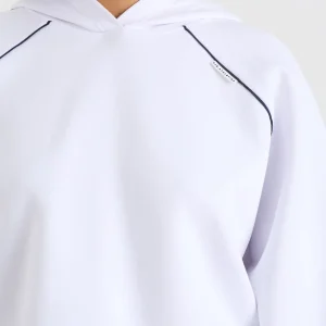 Online Aje ATHLETICA Cropped Contrast Hoodie 405 White
