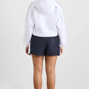 Online Aje ATHLETICA Cropped Contrast Hoodie 405 White