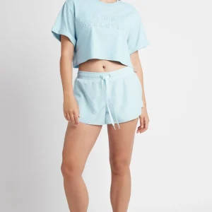 Hot Aje ATHLETICA Cropped Embossed Classic Logo T-Shirt 105 Ice Blue