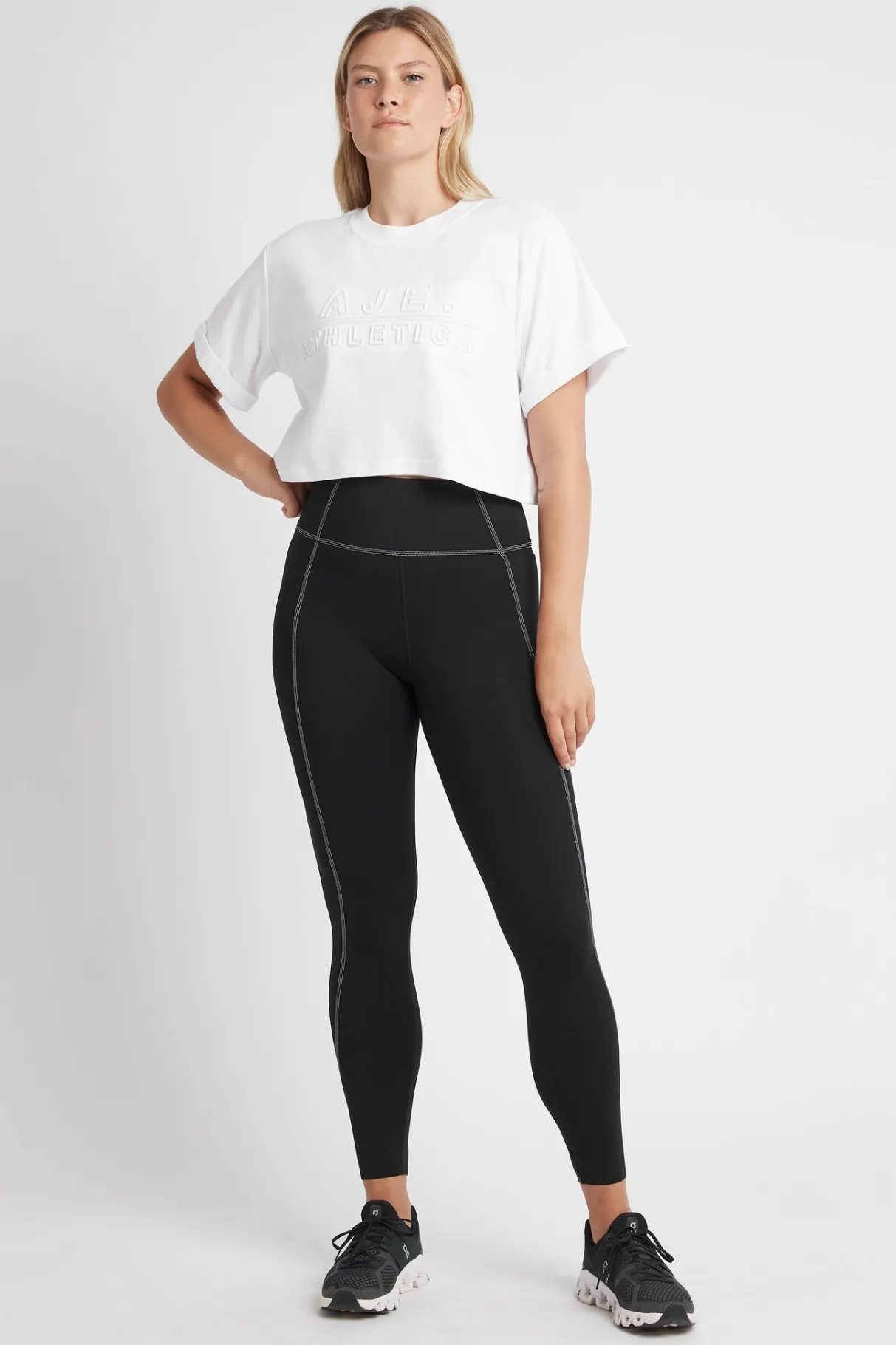 cropped_embossed_classic_logo_tshirt__10.webp Hot Aje ATHLETICA Cropped Embossed Classic Logo T-Shirt 105 White