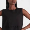 Cheap Aje ATHLETICA Cropped Embossed Signature Logo Tank 106 Black