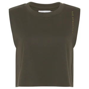 Best Aje ATHLETICA Cropped Embossed Signature Logo Tank 112 Forest Green
