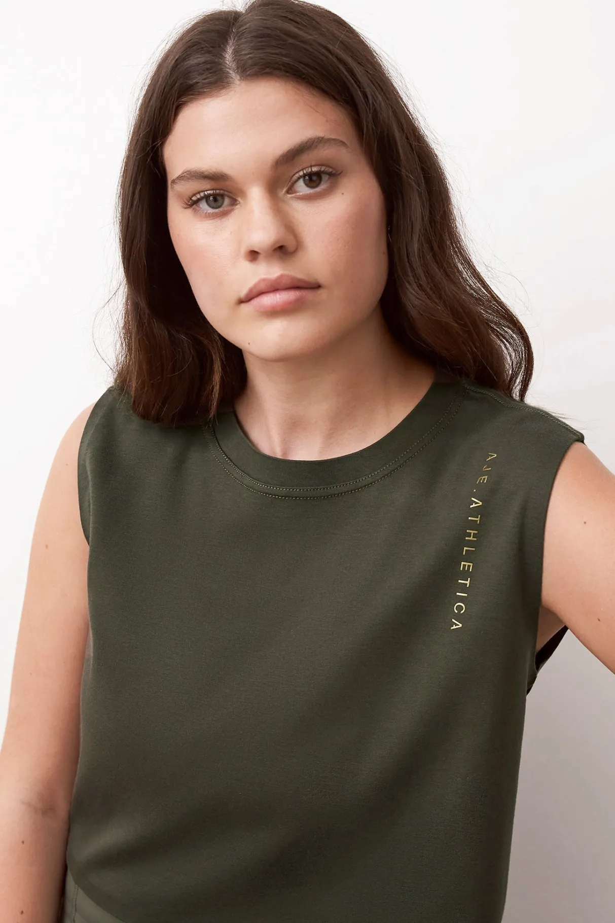 cropped_embossed_signature_logo_tank__11-4.webp Best Aje ATHLETICA Cropped Embossed Signature Logo Tank 112 Forest Green