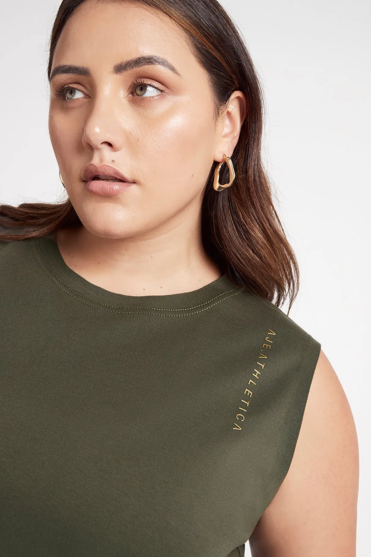 cropped_embossed_signature_logo_tank__14-3.webp Best Aje ATHLETICA Cropped Embossed Signature Logo Tank 112 Forest Green