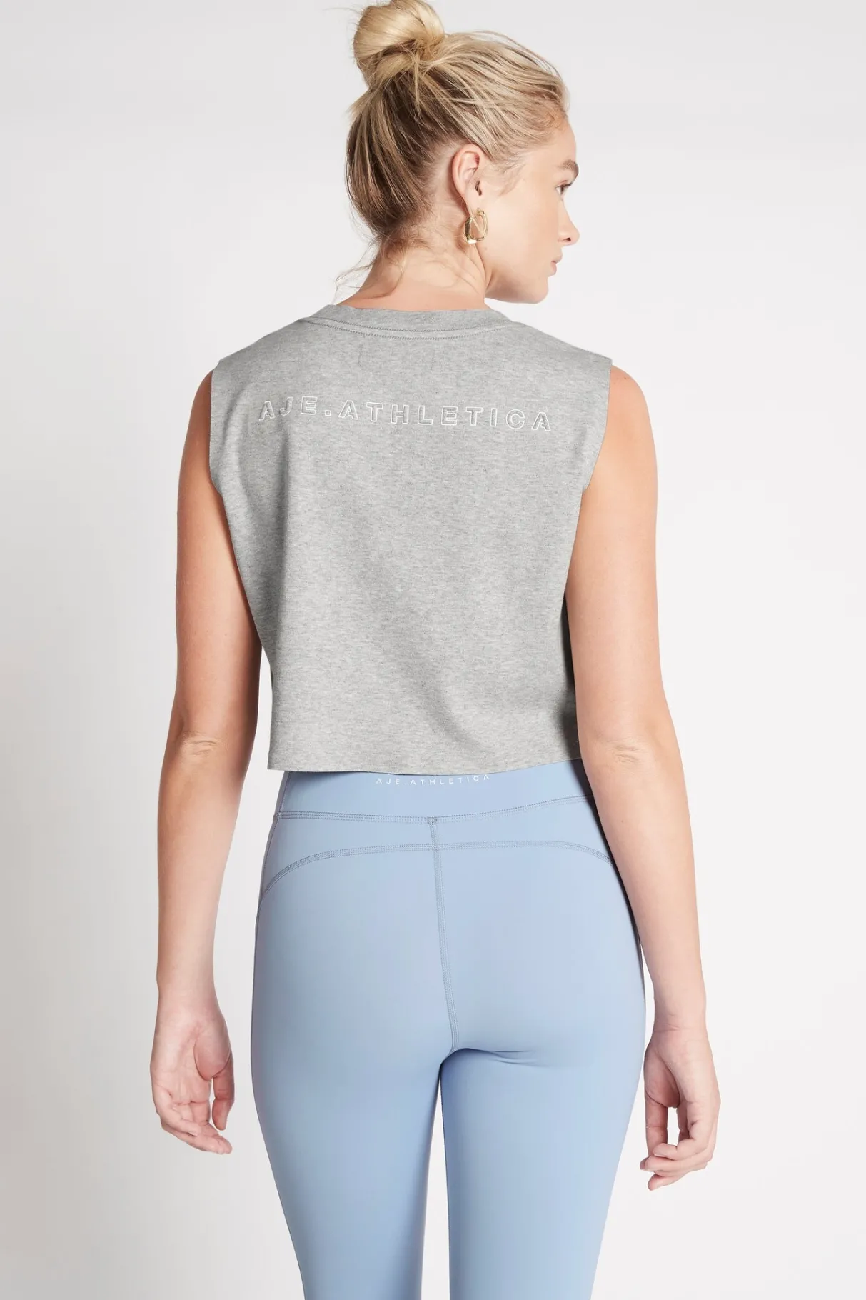 cropped_embossed_signature_logo_tank__4-1.webp Online Aje ATHLETICA Cropped Embossed Signature Logo Tank 112 Grey Marle