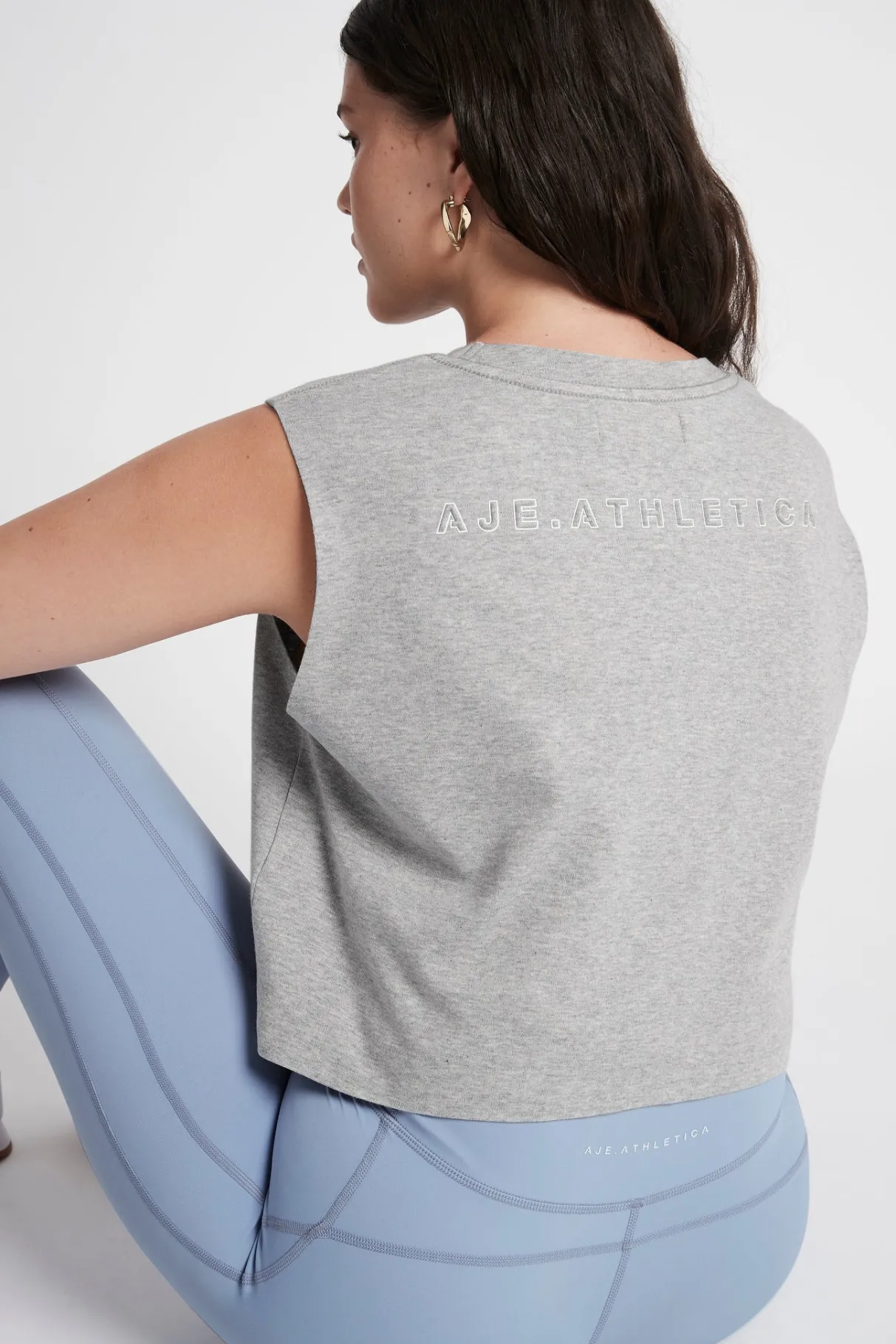 cropped_embossed_signature_logo_tank__8-1.webp Online Aje ATHLETICA Cropped Embossed Signature Logo Tank 112 Grey Marle