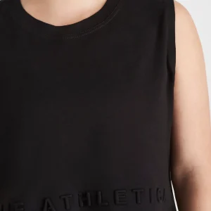 Cheap Aje ATHLETICA Cropped Embossed Signature Logo Tank 106 Black