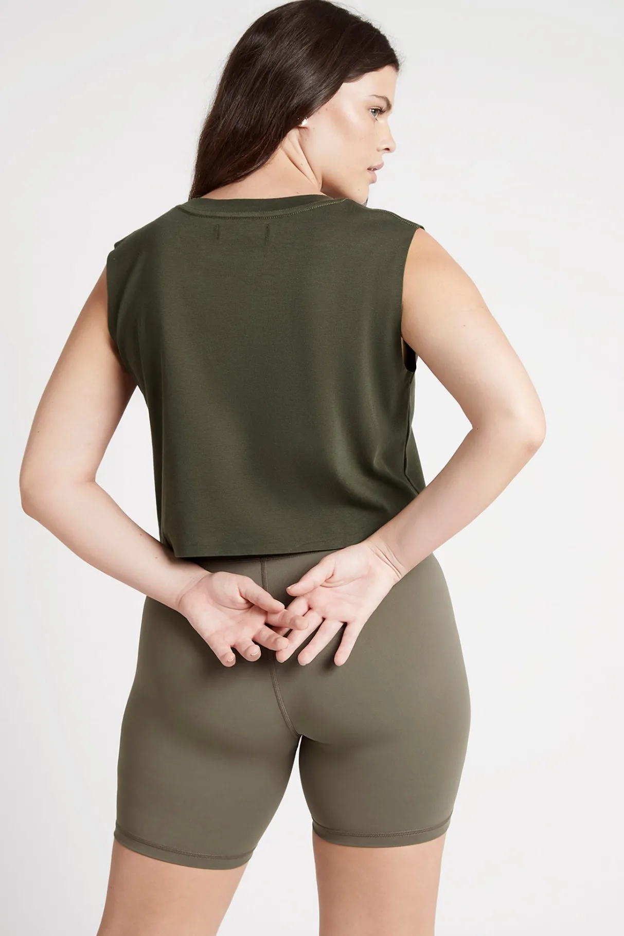 cropped_embossed_signature_logo_tank__9-4.webp Best Aje ATHLETICA Cropped Embossed Signature Logo Tank 112 Forest Green