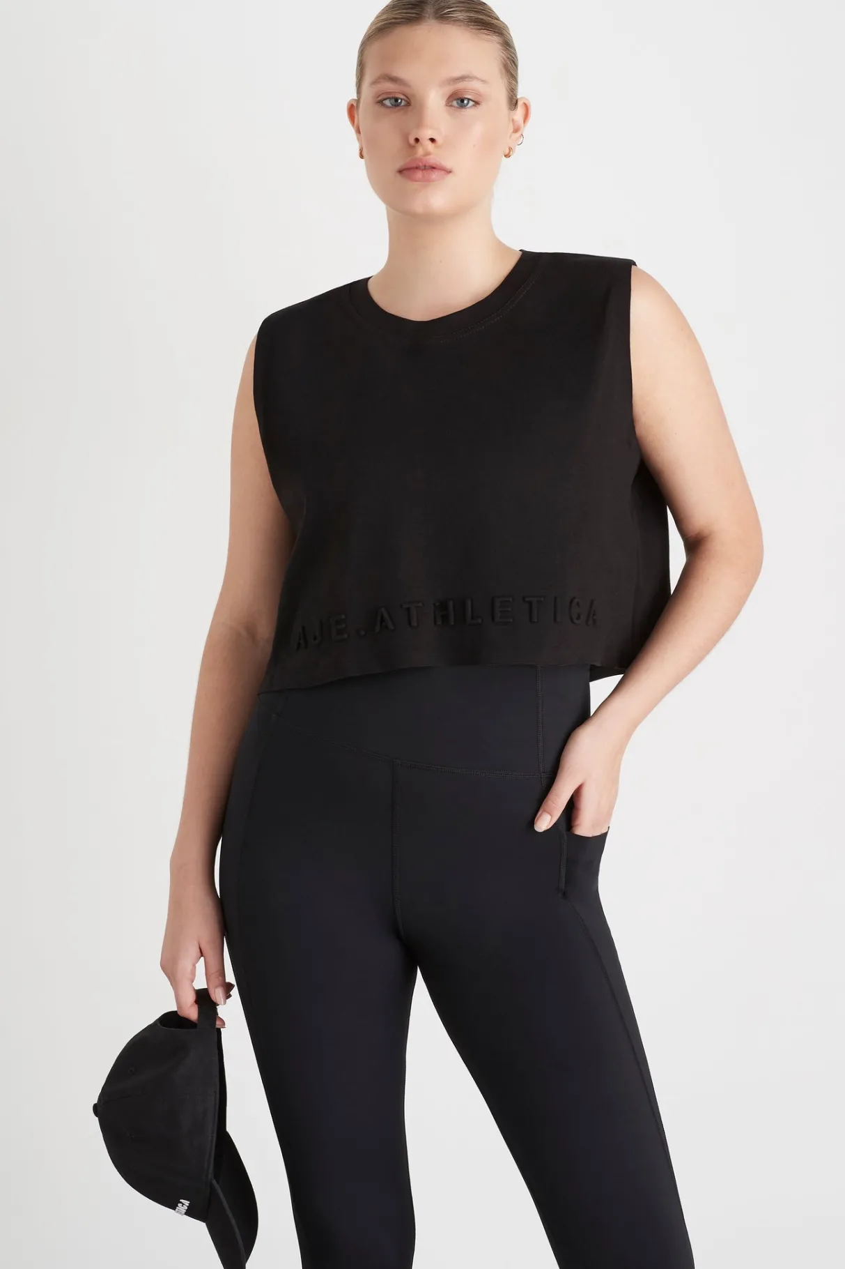 cropped_embossed_signature_logo_tank__9.webp Cheap Aje ATHLETICA Cropped Embossed Signature Logo Tank 106 Black
