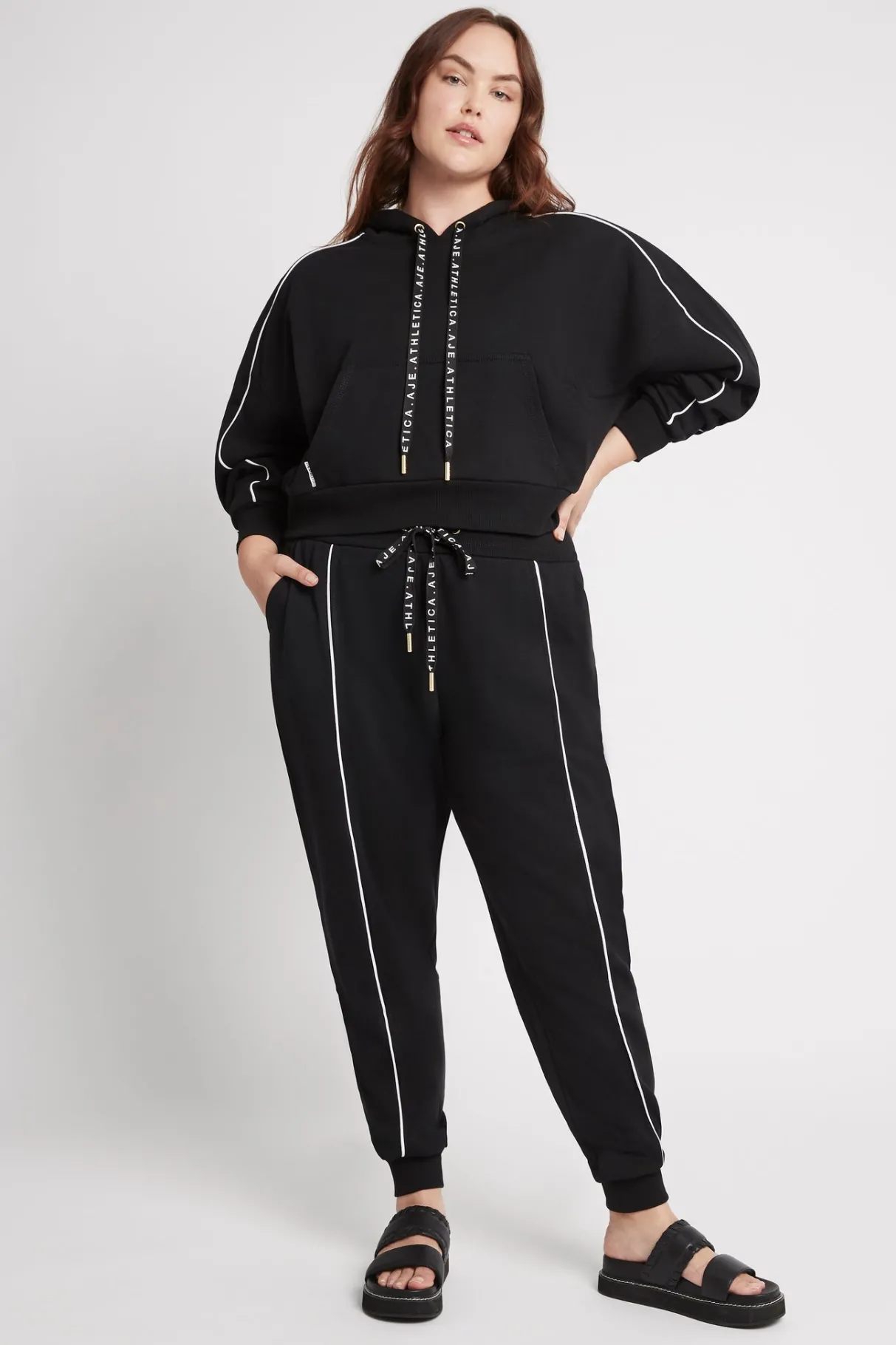 cropped_essential_contrast_piping_hoodie__14.webp Cheap Aje ATHLETICA Cropped Essential Contrast Piping Hoodie 405 Black/White