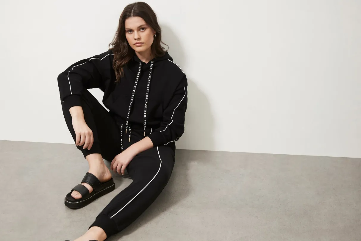 cropped_essential_contrast_piping_hoodie__15.webp Cheap Aje ATHLETICA Cropped Essential Contrast Piping Hoodie 405 Black/White