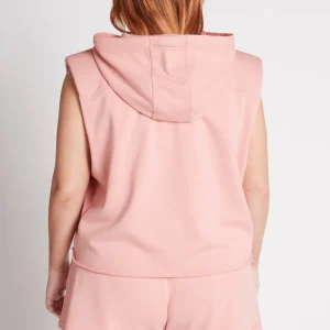 Clearance Aje ATHLETICA Cropped Established Short Sleeve Hoodie 402 Rose Quartz