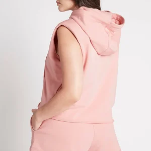 Clearance Aje ATHLETICA Cropped Established Short Sleeve Hoodie 402 Rose Quartz