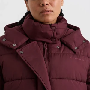 Store Aje ATHLETICA Cropped Hooded Puffer Jacket 764 Burgundy
