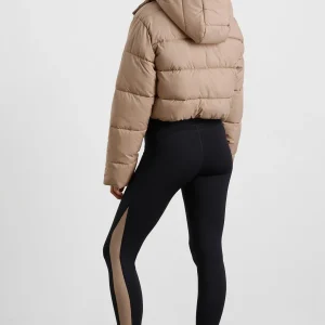Fashion Aje ATHLETICA Cropped Hooded Puffer Jacket 764 Dune