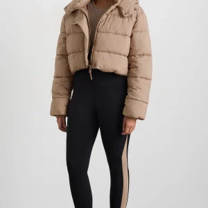 Fashion Aje ATHLETICA Cropped Hooded Puffer Jacket 764 Dune