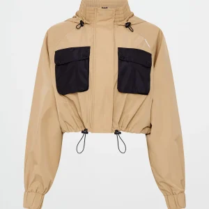 Fashion Aje ATHLETICA Cropped Jacket 780 Natural Tan