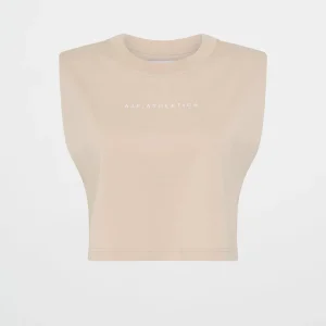 Flash Sale Aje ATHLETICA Cropped Jersey Tank 147 Moonstone Grey