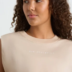 Flash Sale Aje ATHLETICA Cropped Jersey Tank 147 Moonstone Grey