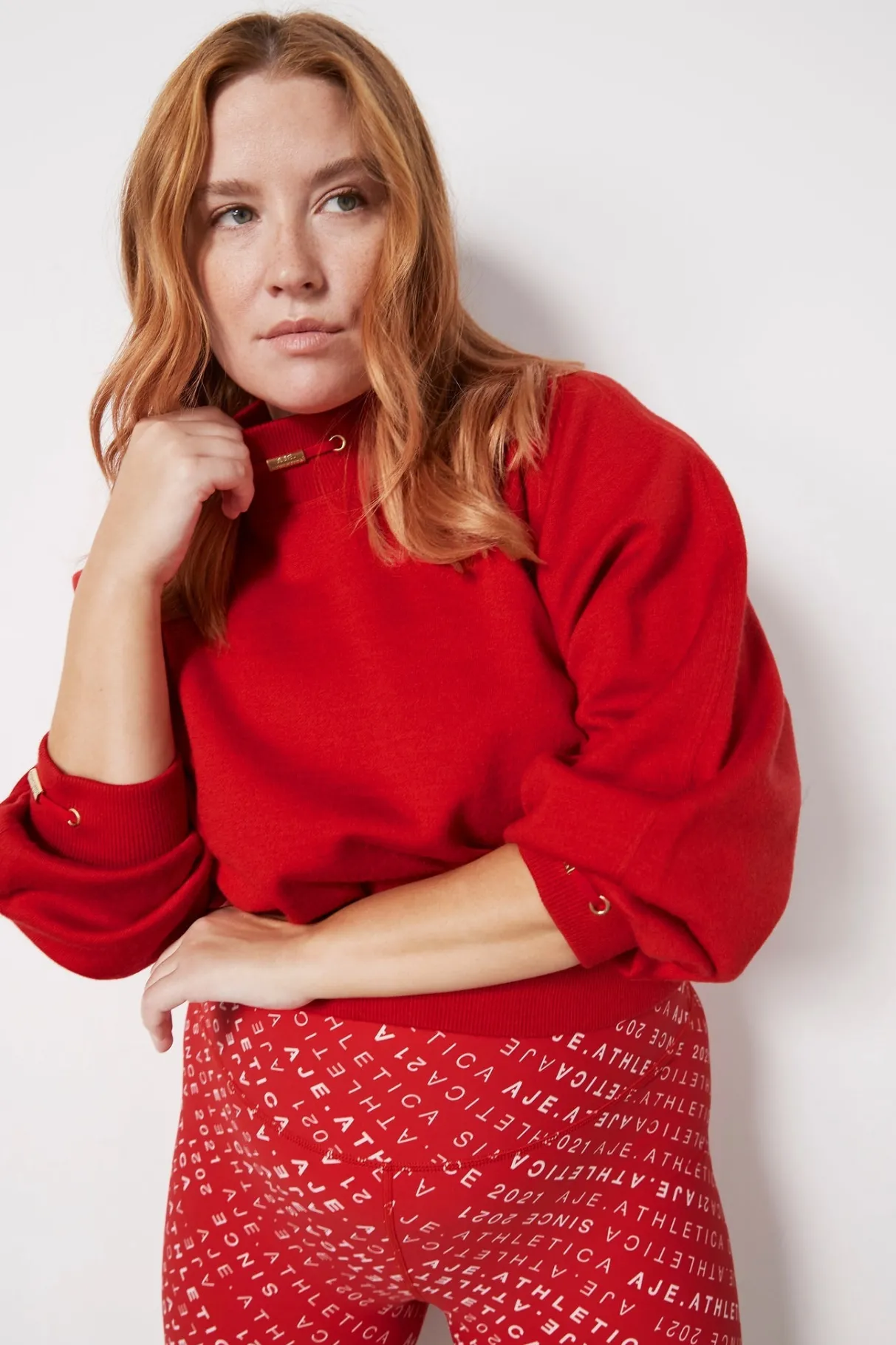 cropped_knit_funnel_neck_jumper__12.webp New Aje ATHLETICA Cropped Knit Funnel Neck Jumper 408 Garnet Red