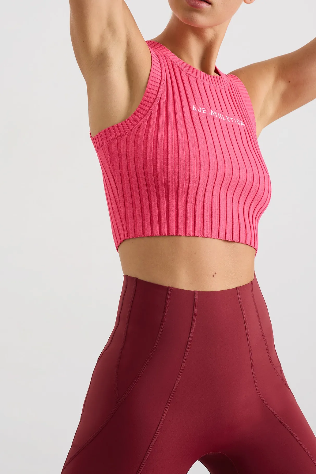 cropped_knitted_logo_tank__4-5.webp Flash Sale Aje ATHLETICA Cropped Knitted Logo Tank 135 Rouge Pink