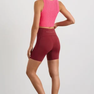 Flash Sale Aje ATHLETICA Cropped Knitted Logo Tank 135 Rouge Pink