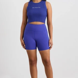 Best Aje ATHLETICA Cropped Knitted Logo Tank 135 Electric Blue