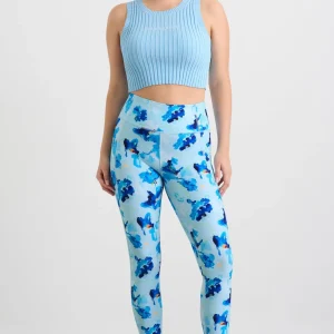 Fashion Aje ATHLETICA Cropped Knitted Logo Tank 135 Ice Blue