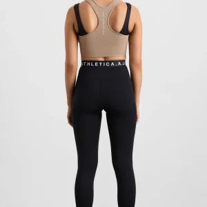 Best Sale Aje ATHLETICA Cropped Layered Sport Tank 159 Dune/Black