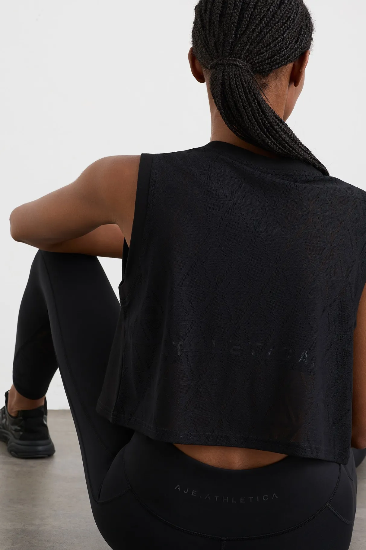 cropped_logo_mesh_boxy_tank__4.webp Best Sale Aje ATHLETICA Cropped Logo Mesh Boxy Tank 146 Black