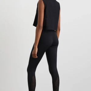 Best Sale Aje ATHLETICA Cropped Logo Mesh Boxy Tank 146 Black