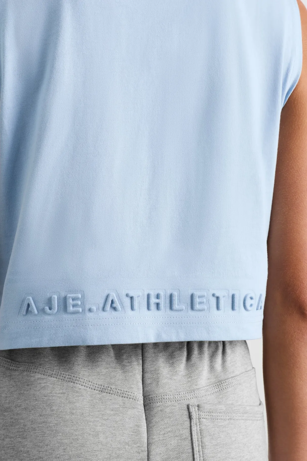 cropped_logo_tank__3.webp Hot Aje ATHLETICA Cropped Logo Tank 106 Steel Blue