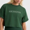 Cheap Aje ATHLETICA Cropped Logo Tee 105 Pine Green