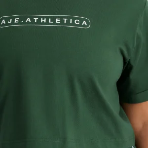 Cheap Aje ATHLETICA Cropped Logo Tee 105 Pine Green