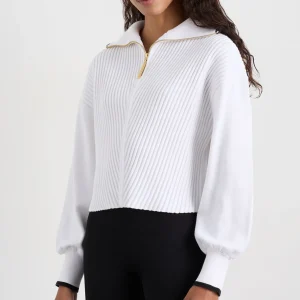 Outlet Aje ATHLETICA Cropped Ottoman Knit 414 White