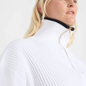 Outlet Aje ATHLETICA Cropped Ottoman Knit 414 White