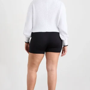 Outlet Aje ATHLETICA Cropped Ottoman Knit 414 White