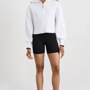 Outlet Aje ATHLETICA Cropped Ottoman Knit 414 White