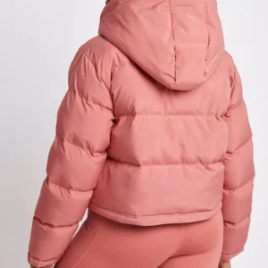 Hot Aje ATHLETICA Cropped Puffer Jacket 001 Dusty Rose