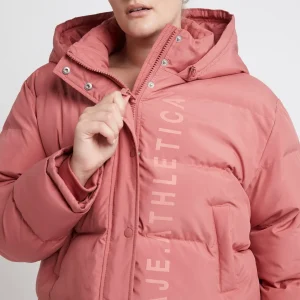 Hot Aje ATHLETICA Cropped Puffer Jacket 001 Dusty Rose
