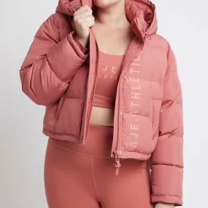 Hot Aje ATHLETICA Cropped Puffer Jacket 001 Dusty Rose