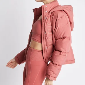 Hot Aje ATHLETICA Cropped Puffer Jacket 001 Dusty Rose