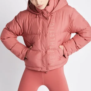 Hot Aje ATHLETICA Cropped Puffer Jacket 001 Dusty Rose