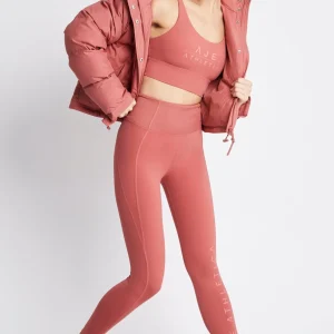 Hot Aje ATHLETICA Cropped Puffer Jacket 001 Dusty Rose