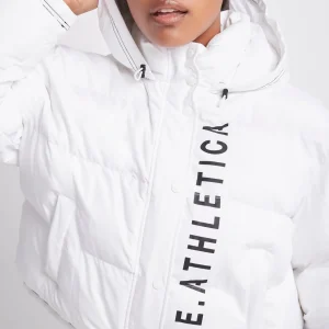 Best Sale Aje ATHLETICA Cropped Puffer Jacket 001 White
