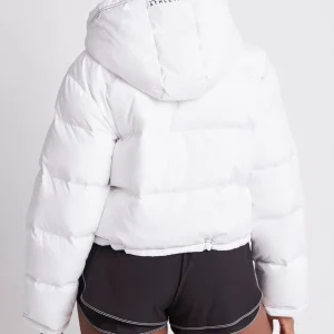 Best Sale Aje ATHLETICA Cropped Puffer Jacket 001 White