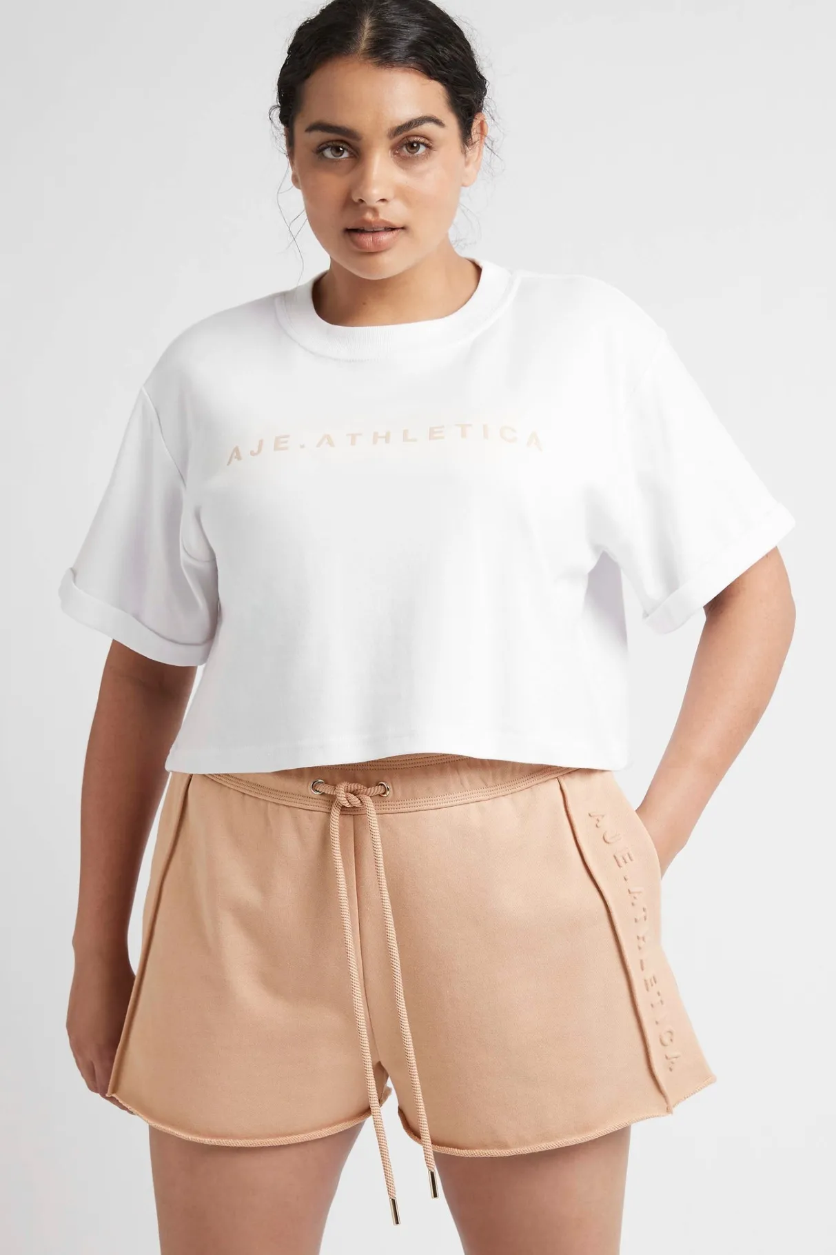 cropped_signature_logo_tshirt__11-1.webp New Aje ATHLETICA Cropped Signature Logo T-Shirt 104 White/Sand